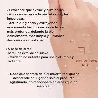 Exfoliante de arroz